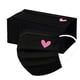 thumbnail image 1 of Mascarillas desechables YOMEESOUL, 50 unidades, rosa/negro, 3 capas, para mujeres, 1 of 3