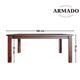 thumbnail image 5 of Juego de Comedor New Barcelona Chocolate 8 Sillas Mesa Rectangular, 5 of 8