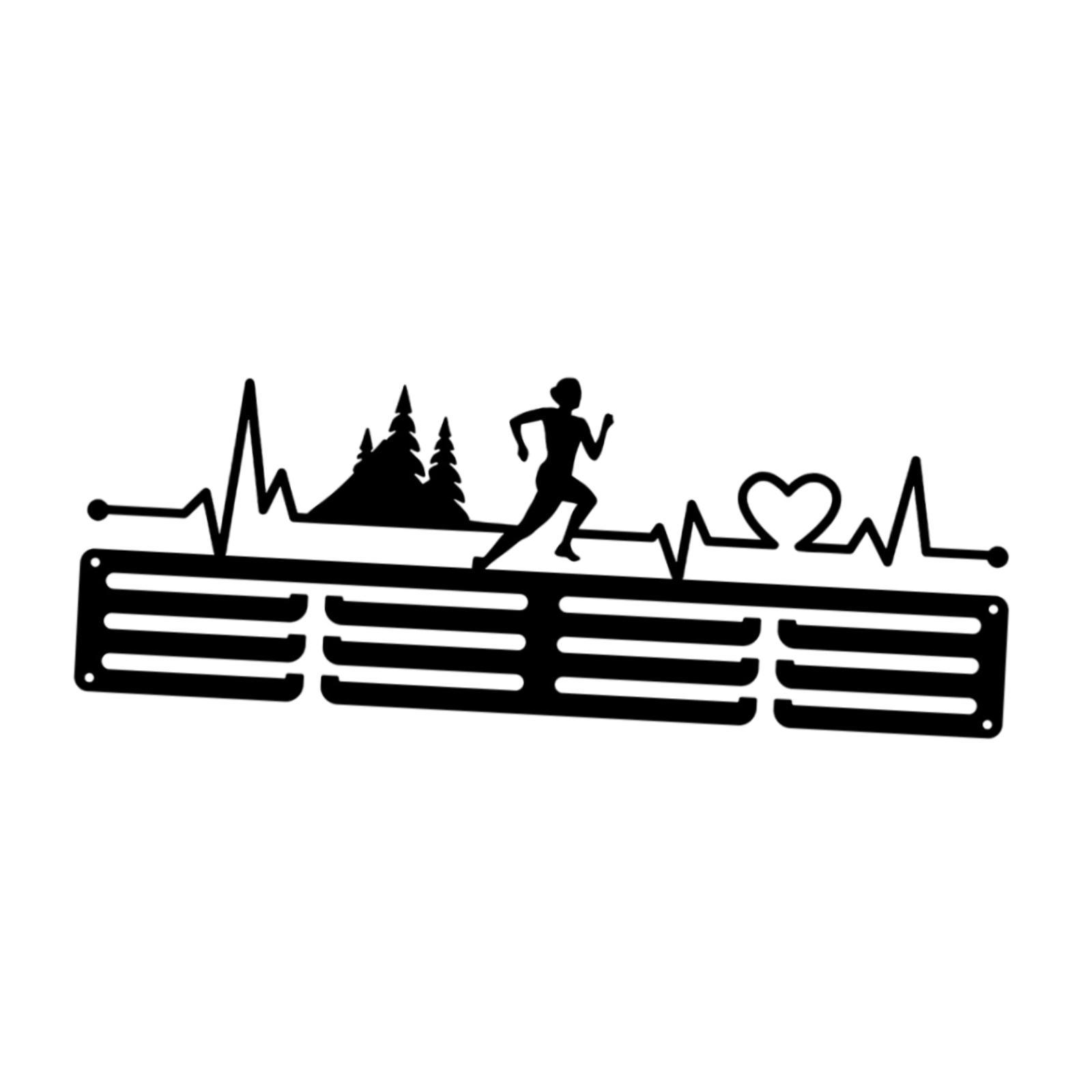 Bothyi - Perchero De Hierro Para Medallas De Carreras, Soporte Para Exhibir Medallas De Carreras, Medallas Deportivas, Estilo B