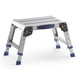 thumbnail image 1 of Taburete plegable ajustable Loyoda de aluminio de 30-40 cm, 1 of 7