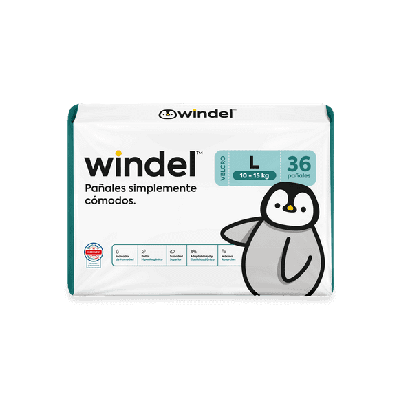 Windel L 36 unidades