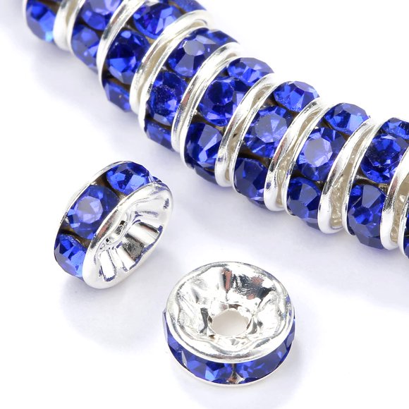 Cuentas Separadoras Weebee 100 pzas de cristal 4‑10 mm