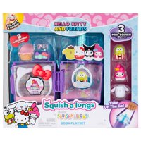Squish-A-Longs - Set De Juego Hello Kitty Y Sus Amigos Hello Kitty Boba