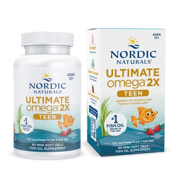 Fórmula de Apoyo Diario Nordic Naturals Ultimate 2X Teen 30 Unidades