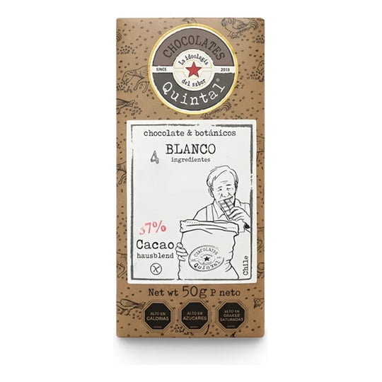 Quintal - Chocolate Blanco 37% Cacao - Barra 250g