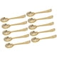 thumbnail image 1 of Vajilla Resistente Para Postres, Fiestas, Bodas, 10 Cucharas Doradas, 1 of 5