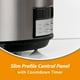 thumbnail image 2 of Olla de Cocción Lenta Programable Crock Pot 8 Cuartos Negra Acero Inoxidable, 2 of 3