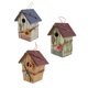 thumbnail image 2 of 3Pcs Country Cottages Wood Bird House Hanging Birdhouses Condo Jardín Decoración, 2 of 6