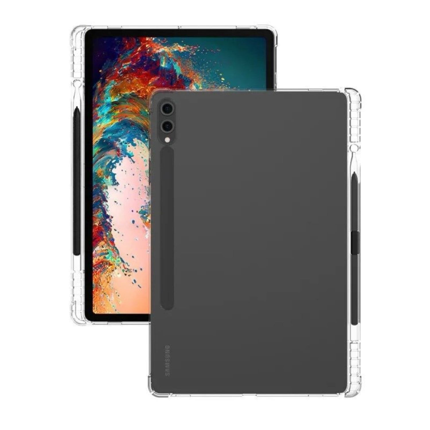 Mar Cases - Carcasa Transparente Para Samsung Tab S9 Fe / S9 11 Ranura