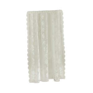 Magideal - Cortina Floral De Encaje De Ventana Decorativa Pantalla De Privacidad De Encaje Transpirable Cortina De Voiles Para Dormitorio Para Dormitorio Patio D 100X200Cm