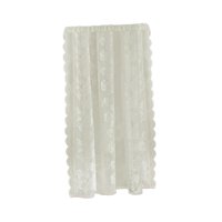 Magideal - Cortina Floral De Encaje De Ventana Decorativa Pantalla De Privacidad De Encaje Transpirable Cortina De Voiles Para Dormitorio Para Dormitorio Patio D 100X200Cm