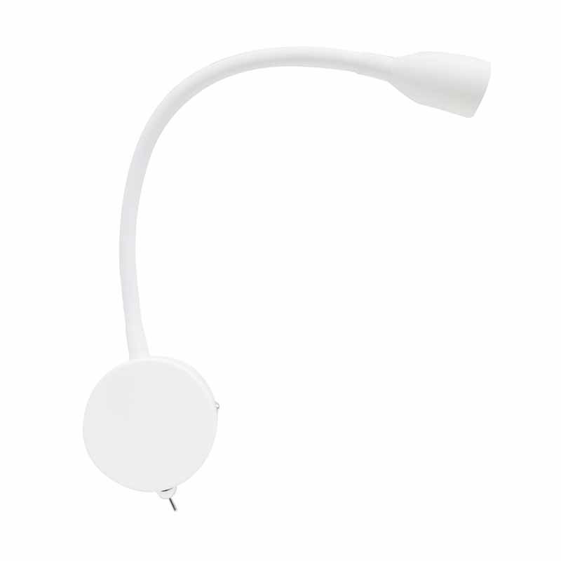 Aplique Lectura Led Zoom 3W #61006 3000K 150Lm Blanco C/Switch Westinghouse