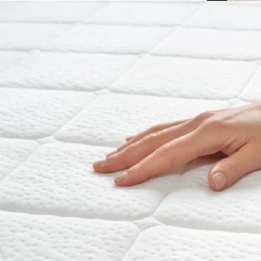 Chantilly - Cubre Colchón Acolchado King - Blanco