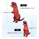 thumbnail image 2 of Disfraz Dinosaurio T Rex Inflable para Niños y Adultos Halloween, 2 of 3