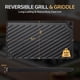 thumbnail image 2 of EWFEN Plancha reversible para grill de hierro fundido precurado, 16,7 x 9,5 pulgadas, 2 of 3