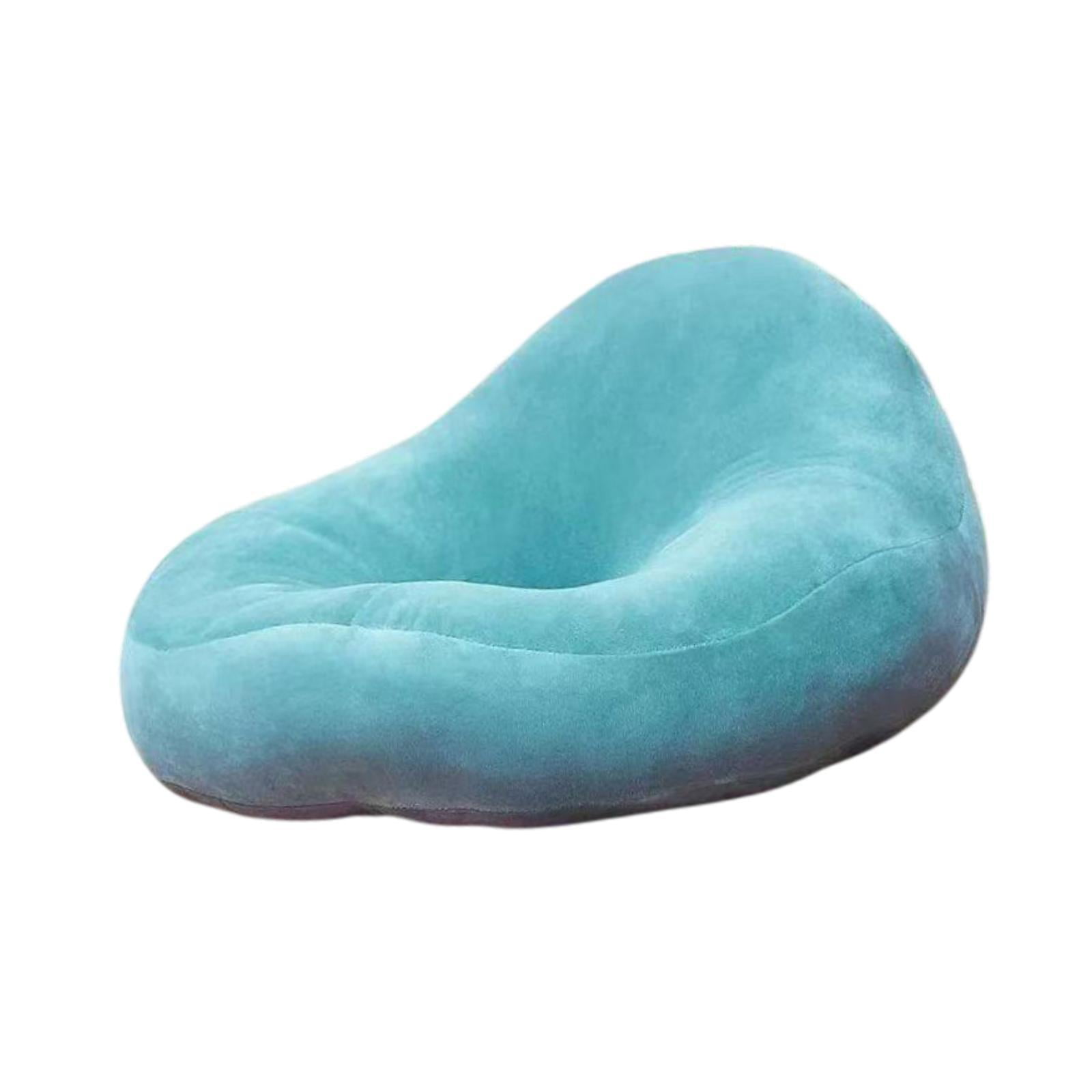 Magideal - Cojín De Asiento Con Forma De Rosquilla, Cojín Para El Coxis, Grande, Cojín Para Silla De Ruedas, Silla De Oficina, Camión, Para Hombres Y Mujeres. Azul