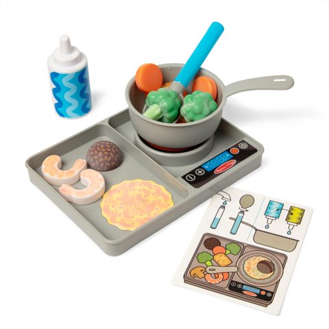 Set Stovetop Play Melissa & Doug Simmer & Stir Con Water Wow