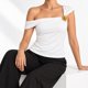 thumbnail image 2 of Polera Tendencia Basica Mujer Poliester S/M L/XL Blanco, 2 of 8