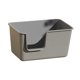 thumbnail image 5 of Bandeja De Arena Para Mascotas, Caja De Arena Para Gatos, Fácil De Limpiar, Caja De Arena Para Gatos Con Parte Superior Abierta, Color Gris, 5 of 5