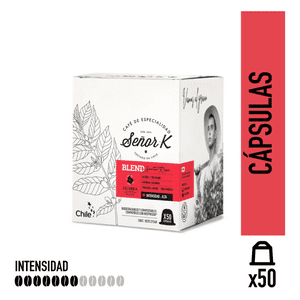 Café Señor K - Cápsulas Espresso Colombia Santa Rosa Señor K 10 Unidades