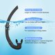 thumbnail image 2 of Snorkel SACBOLA de silicona para buceo, pesca y hockey, 2 of 5