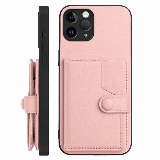 FOXDOCK Funda para iPhone 11 pro con Bloqueo RFID - Diseño Elegante con Cierre de Botón