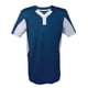 thumbnail image 1 of Jersey Martin Sports con dos botones para jóvenes, talla pequeña, azul marino y blanco, 1 of 1