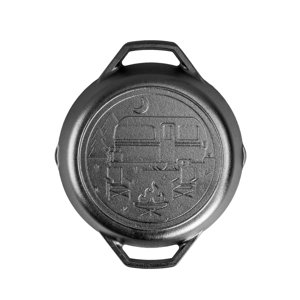 Lodge - Sartén Doble Asa Camper Wanderlust Hierro Fundido 26 Cm