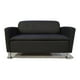 thumbnail image 1 of Mini Sillon Baul Negro Lino, 1 of 3