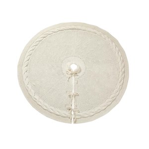 Magideal - Falda De De Navidad, Decoración Navideña Redonda, Tapete Decorativo Para , Adorno Para Sala De Estar, Dormitorio, Fiesta En Casa Interior , 24 Blanco 24 Pulgadas