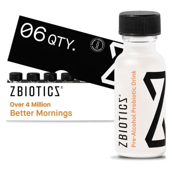 Fórmula de Apoyo Diario Bebida probiótica ZBiotics Pre Alcohol