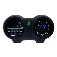 Magideal - Tablero Digital Led Para Motocicleta, Odómetro Electrónico, , Medidor De Rpm, Para Brasil Titan150 Cg150 Fan150, Accesorio Duradero