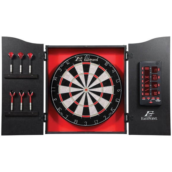 Dartboard EastPoint Tournament Bristle de 18 pulgadas con marcador LED