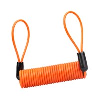 Magideal - Cable De Recordatorio De Bloqueo De Disco De Motocicleta, Cable De Recordatorio De Disco, Cable De Bloqueo De Disco De Cuerda De Alambre De Resorte De , Naranja