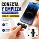 thumbnail image 4 of Micrófono Inalámbrico Solapa Doble Celular Tipo C Lightning, 4 of 9