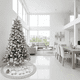 thumbnail image 5 of Faldon Navideno Plateado Arbol Navidad 115 Cm 3 Muñecos, 5 of 9