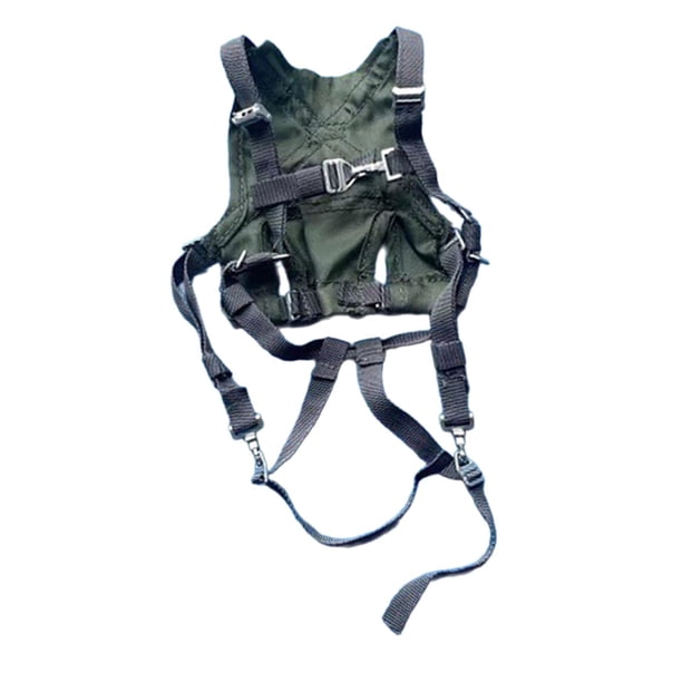Chaleco Con Cinturón De Descenso A Escala 1/6, Modelo De Chaleco De Entrenamiento Para Figuras De 12 Pulgadas, Accesorio