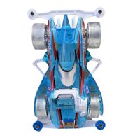 Magideal - Diy Mini 4Wd Racer Car Toy Puzzle Toy Proyecto De Bricolaje Fácil De Ensamblar Coche Para Niños Vehículo Juguete Enseñanza En El Aula Para Niños Y Niñ Azul