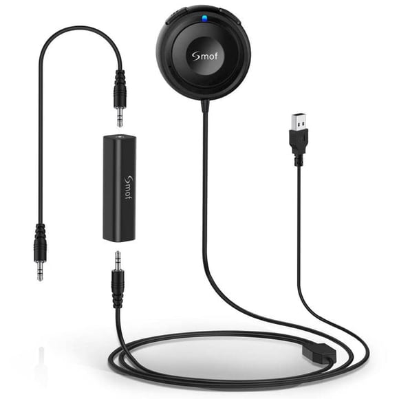 Adaptador Bluetooth para coche Smof 3.5 mm Aux con aislador de ruido