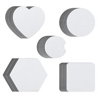 Magideal - Tablero De Posavasos 40X Sublimación Placa De Impresora En Blanco Prensa De Calor Suave Antideslizante