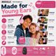 thumbnail image 2 of Auriculares MIDOLA B07 ANC 68H Bluetooth para niños, rosa, 2 of 3