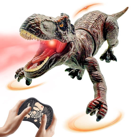 Juguete de dinosaurio Moskiddo T-Rex con control remoto para niños de 3 a 12 años