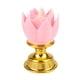 thumbnail image 2 of Luz De Lotus Solemne Santa Luz Budista Para El Santuario Decorativo Al Aire Libre Rosa, 2 of 5