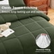 thumbnail image 4 of Juego de Edredón CozyLux King 244 × 249 cm Verde Oliva 3 piezas, 4 of 9