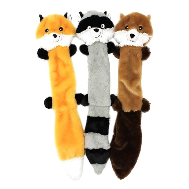 Juego De Juguetes Para Perros De 3 Uds., Juguetes Para Masticar Para Perros, Sin Relleno, Juguete De Peluche Chirriante Para Perros, Agresivo