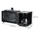 thumbnail image 3 of Horno Eléctrico Con Cafetera, Tostadora y Plancha Antiadherente, 3 of 5
