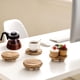 thumbnail image 5 of Soporte redondo de madera HouseJoy, juego de 2 (12 cm), 5 of 7