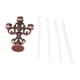 thumbnail image 2 of Candelabro De Casa De Muñecas A Escala 1/12 Para Niños Y Adultos, Candelabro Navideño En Miniatura., 2 of 5