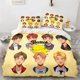 thumbnail image 1 of Teens Popular Character Photo King Queen Duvet Cover Pink Bedding Set Girl Modern Colorful Quilt Cover Polyester Comforter CoverBed Sheets, 1 of 5