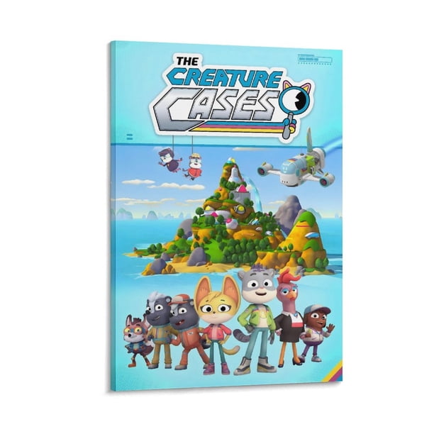 Los Casos de Criaturas Cuadro decorativo colgante - Arte de pared - Póster enmarcado - Decoración de pared - Regalos para familia, amigos y aficionados 40*60 cm